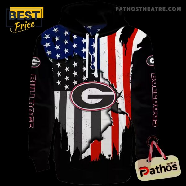 Georgia Bulldogs American Pride Black Hoodie