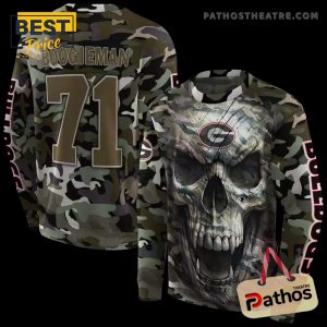 personalized georgia bulldogs camo skull hoodie 5 MquwR