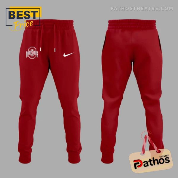 Jesus Won – Ohio State Football Red Hoodie And Pants