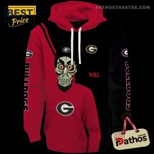 georgia bulldogs achmed skull red hoodie 3 A3BCi