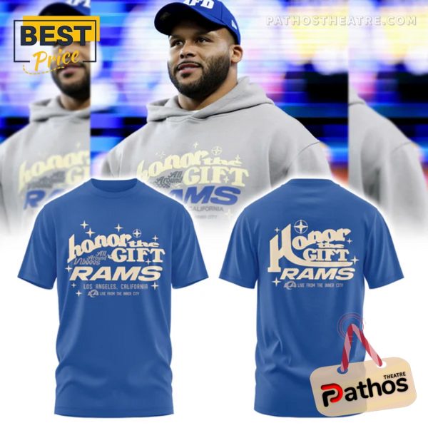 Los Angeles Rams Honor The Gifts 2025 Blue Hoodie