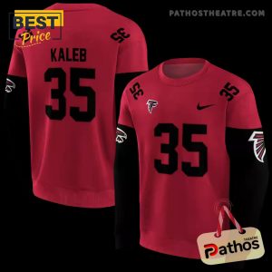 customized atlanta falcons minimal design red hoodie 5 gWBHx