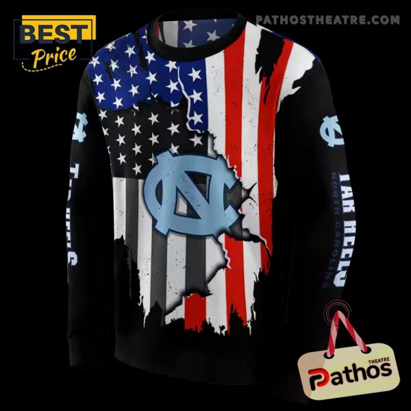 North Carolina Tar Heels American Pride Black Hoodie