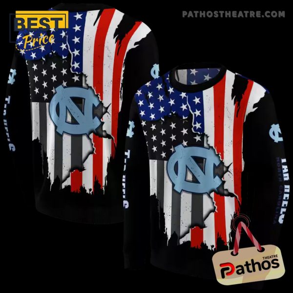 North Carolina Tar Heels American Pride Black Hoodie