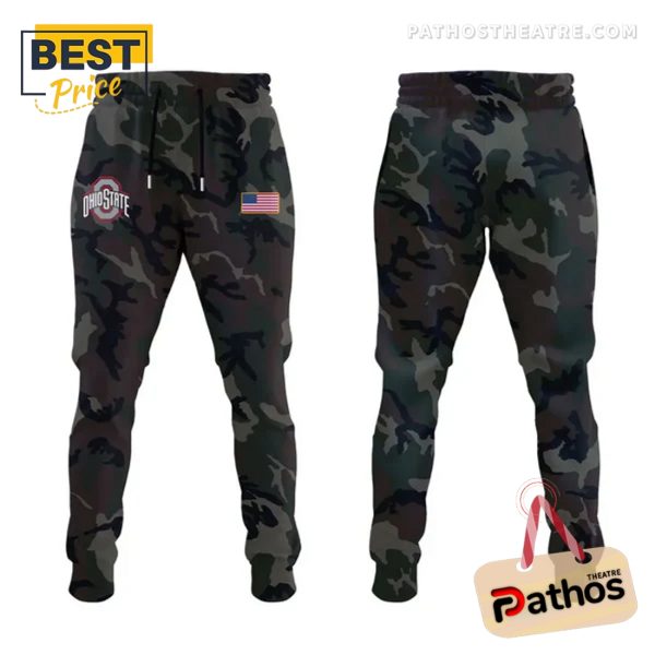 Ohio State Buckeyes 2024 Military Appreciation Hoodie And Pants