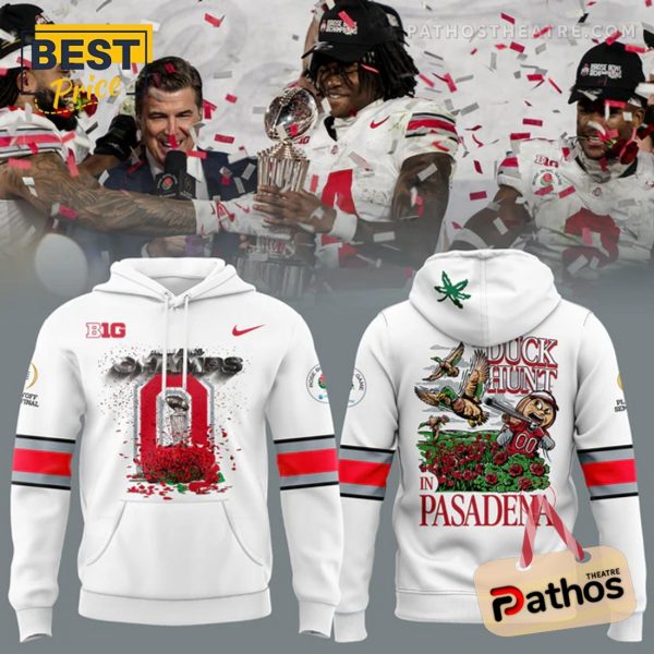 Ohio State Buckeyes Champions Rose Bowl Game 2025 Hoodie