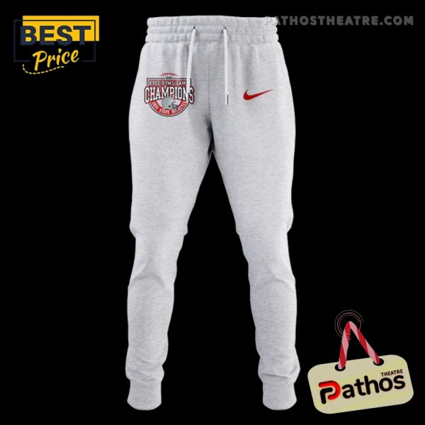 Ohio State Buckeyes Rose Bowl Champions Grey Hoodie And Pants