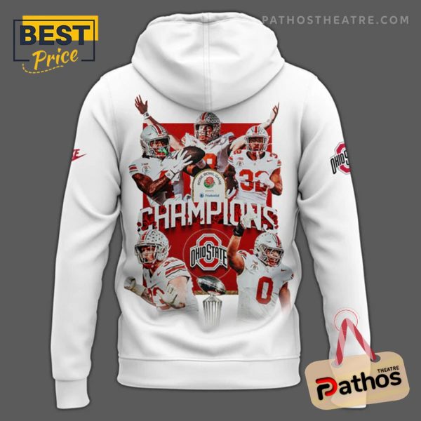 Ohio State Buckeyes Rose Playoff 2025 Champions Hoodie And Pants