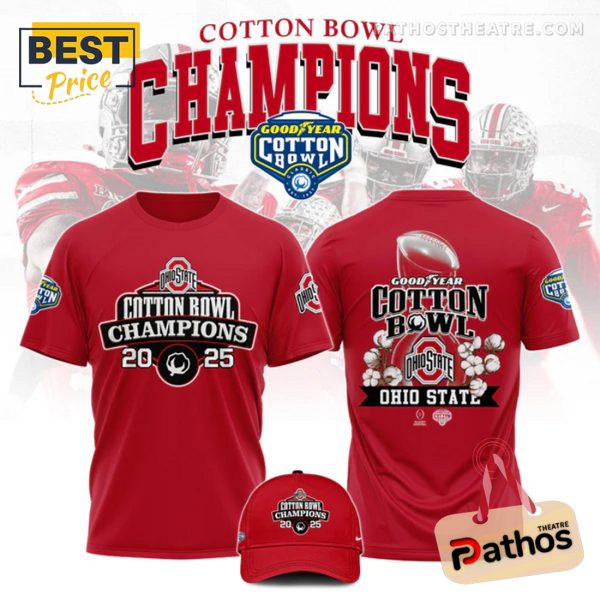 Ohio State NCAA Bowl Champions Red Hoodie And Pants 2025