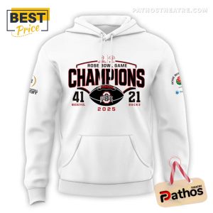 ohio state buckeyes white 2025 rose bowl hoodie and pants 2 ni0yN