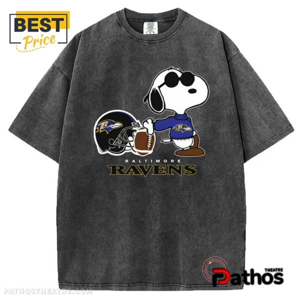 Snoopy x Baltimore Ravens Football Nike T-Shirt