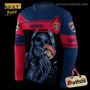 personalized florida panthers grim reaper red black hoodie 4 GhVa3