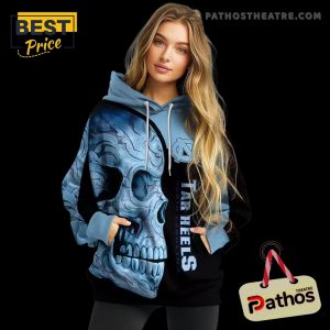 north carolina tar heels skull motif light blue black hoodie 2 lM4rN