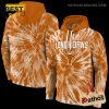 Texas Longhorns Tie Dye Pattern Orange Hoodie