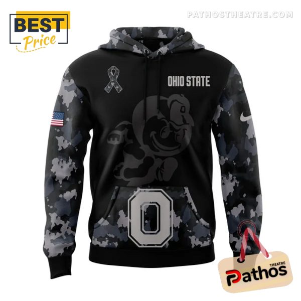 The Wild Collective Black Ohio State Camo Black Hoodie And Pants