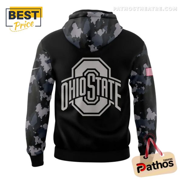 The Wild Collective Black Ohio State Camo Black Hoodie And Pants