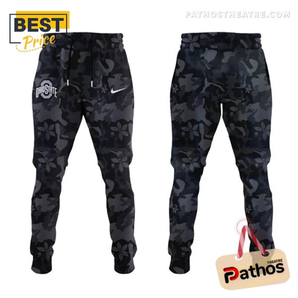 The Wild Collective Black Ohio State Camo Black Hoodie And Pants