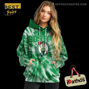 boston celtics tie dye pattern green hoodie 2 Wtzr0