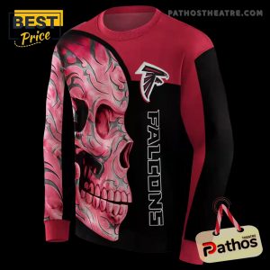 atlanta falcons skull motif red black hoodie 4 AT3Ps