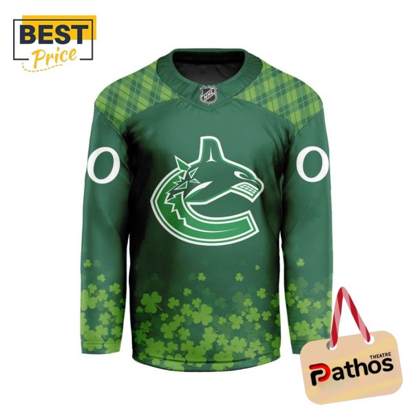 Vancouver Canucks Limited Edition St.Patrick’s Day Hockey Jersey