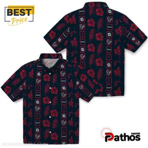 houston texans framed floral hawaiian shirt 3 Sdebu