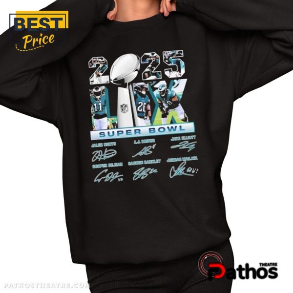 2025 Super Bowl Champions Eagles Signature T-Shirt