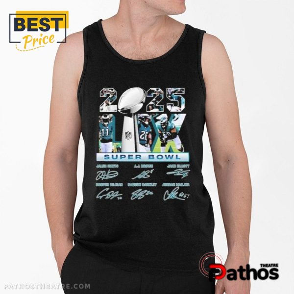 2025 Super Bowl Champions Eagles Signature T-Shirt