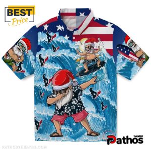 houston texans surfing santa hawaiian shirt 1 tSRU4