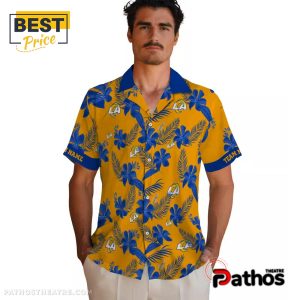 personalized los angeles rams botanical hawaiian shirt 2 aF3dT