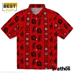 Tampa Bay Buccaneers Framed Floral Hawaiian Shirt