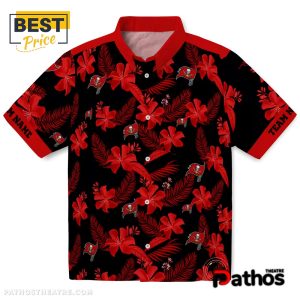 Tampa Bay Buccaneers Botanical Hawaiian Shirt