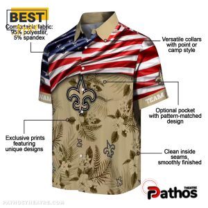 custom new orleans saints us flag hibiscus hawaiian shirt 5 wkx5a