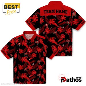 tampa bay buccaneers botanical hawaiian shirt 3 geK9R