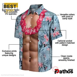 houston texans chest illusion hawaiian shirt 5 zpj1D