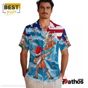 denver broncos surfing santa hawaiian shirt 2 ld1lH
