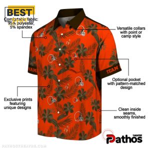 personalized cleveland browns botanical hawaiian shirt 5 Vo9iS