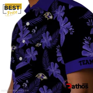 personalized baltimore ravens botanical hawaiian shirt 8 f3yyj