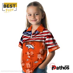 custom denver broncos us flag hibiscus hawaiian shirt 6 6iVcy
