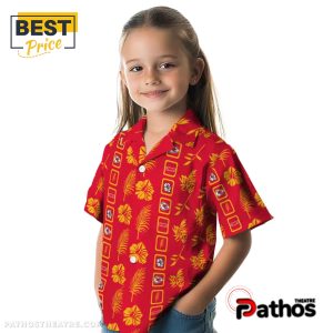 kansas city chiefs framed floral hawaiian shirt 6 pkIaT