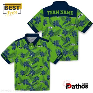 seattle seahawks custom botanical hawaiian shirt 3 9MQou