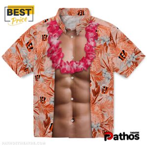 cincinnati bengals chest illusion hawaiian shirt 1 UqdV9