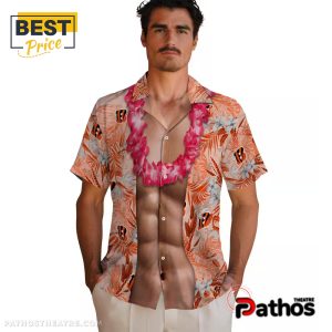 cincinnati bengals chest illusion hawaiian shirt 2 RJN8f