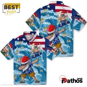 los angeles rams surfing santa hawaiian shirt 3 6rFng