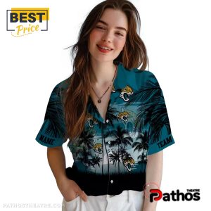 custom jacksonville jaguars sunset scene teal hawaiian shirt 4 Th0R0