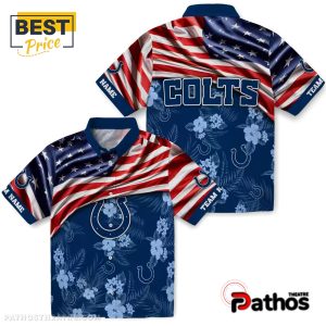 custom indianapolis colts us flag hibiscus hawaiian shirt 3 DbpDn