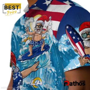 los angeles rams surfing santa hawaiian shirt 8 QQxZz