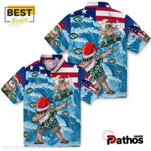 new york jets surfing santa hawaiian shirt 3 Tm3Zz