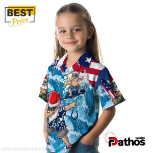 indianapolis colts surfing santa hawaiian shirt 6 Qao4U