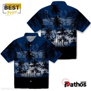 indianapolis colts sunset scene hawaiian shirt 3 7okj9