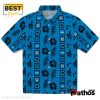 Carolina Panthers Framed Floral Hawaiian Shirt